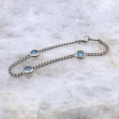 platinum station bracelet