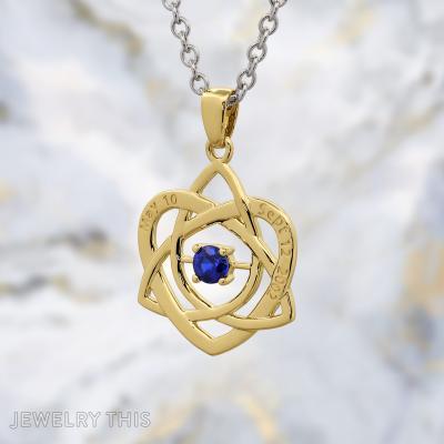 anniversary birthday pendant