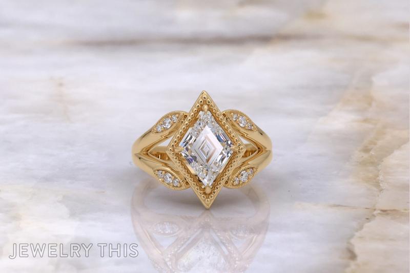 Lozenge Kite milgrain