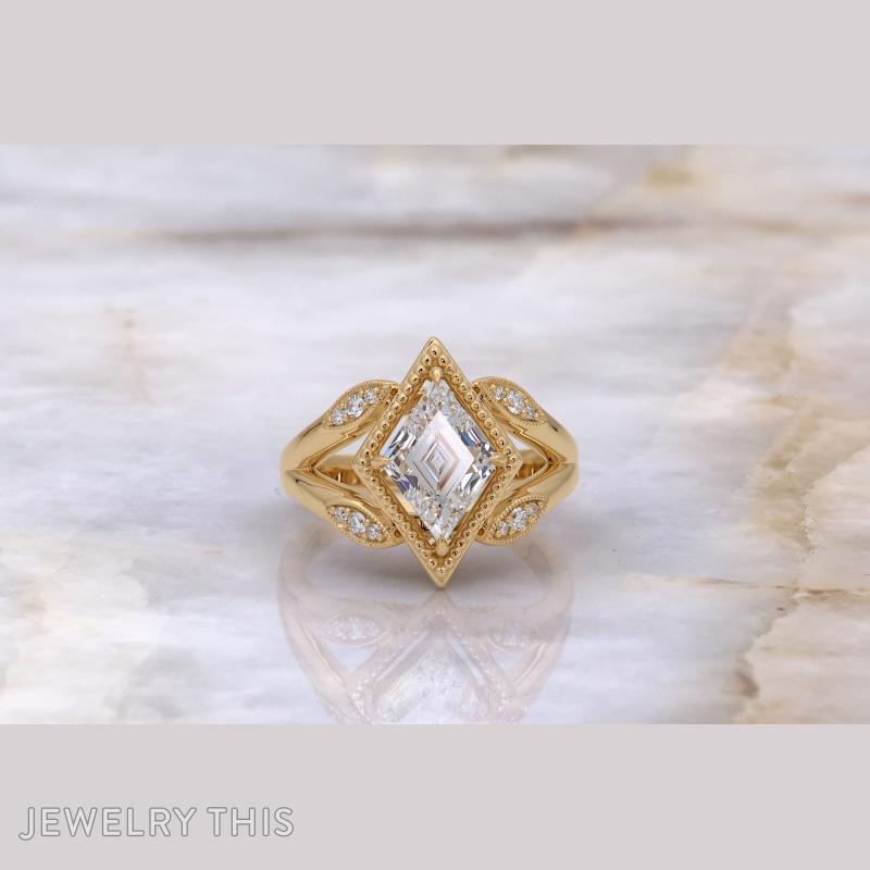 Lozenge Kite milgrain