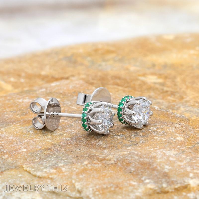 halo studearrings studs diamondstuds