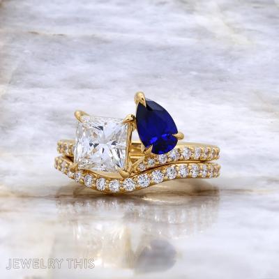 toietmoi twostone sapphire diamond