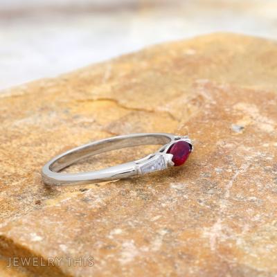marquiseruby baguette ruby marquise