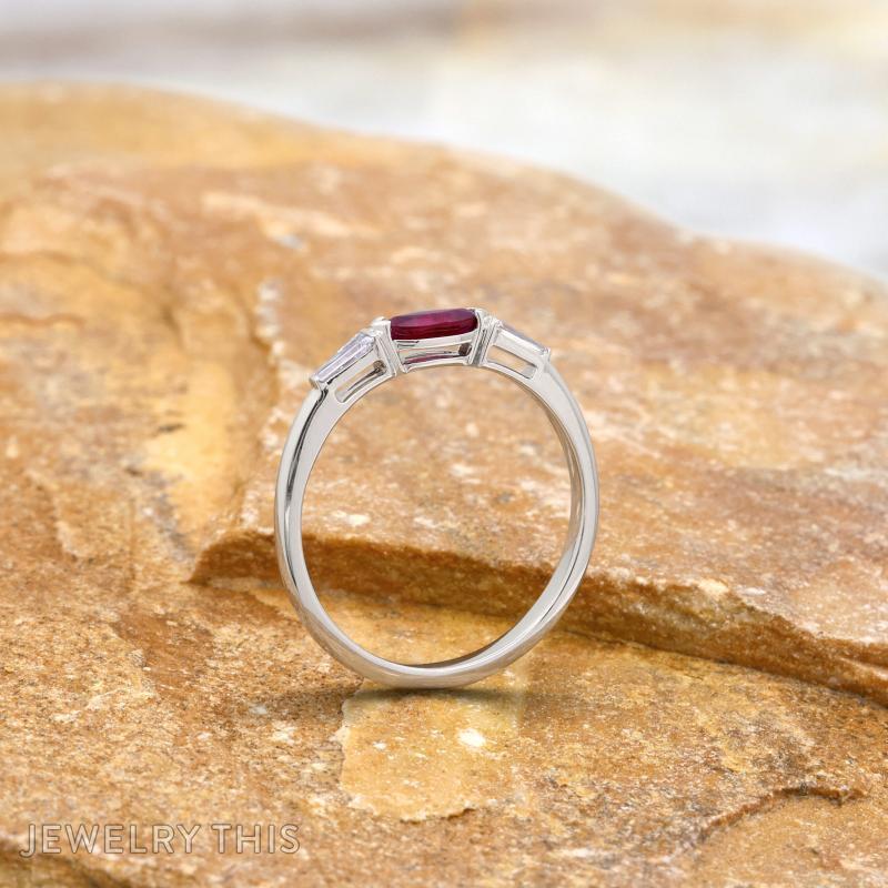 marquiseruby baguette ruby marquise