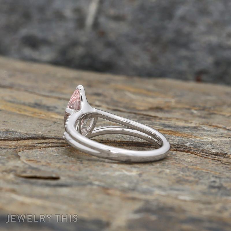 partialbezel split splitshank marquise pink