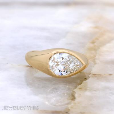 pear bezel horizontal