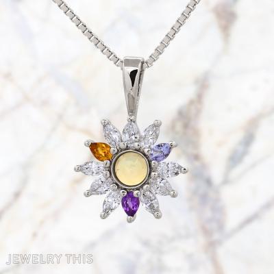 opal birthstone sun