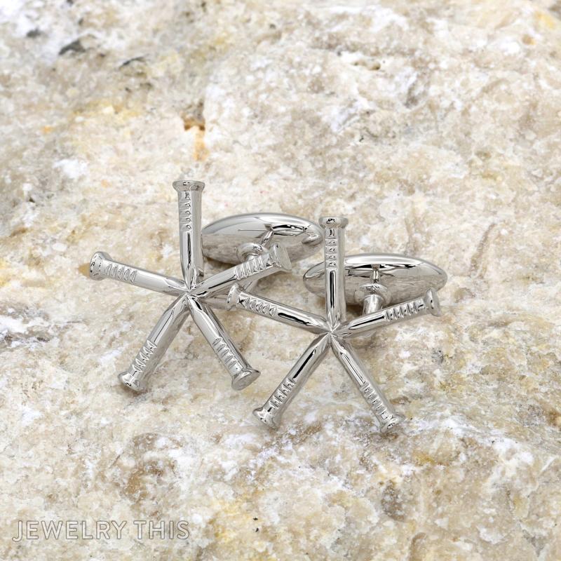 5 nails cuff links