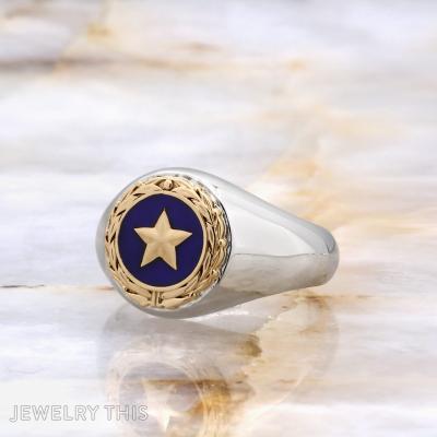 Goldstar military enamel