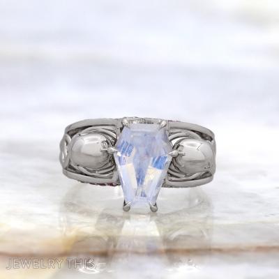 skull celtic moonstone coffin gothic