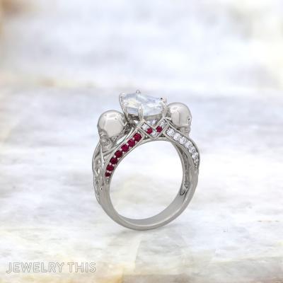 skull celtic moonstone coffin gothic