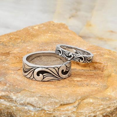 western matchingbands weddingbands