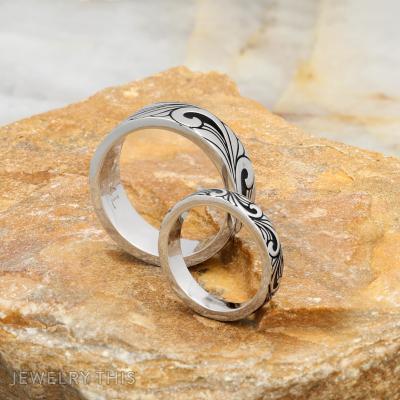 western matchingbands weddingbands