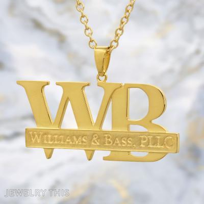Williams and Bass logo pendant
