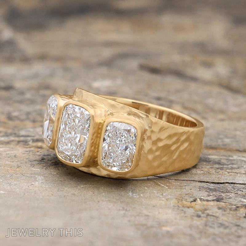 bezel hammer cushion elongatedcushion