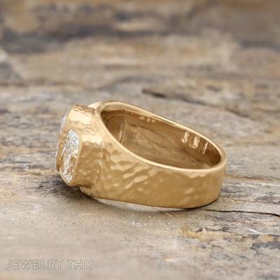 bezel hammer cushion elongatedcushion