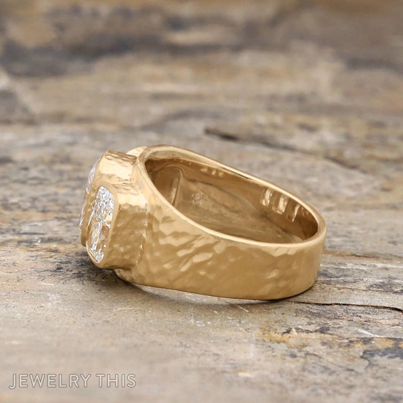 bezel hammer cushion elongatedcushion