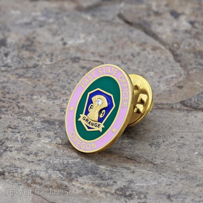 20 x Oregon State Grange Past Officer Pins gold and enamel