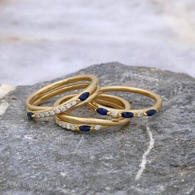 wide yellow gold ring memory