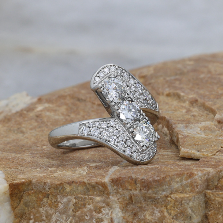 vintage curved cluster