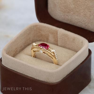 hummingbird bird sculptural ruby