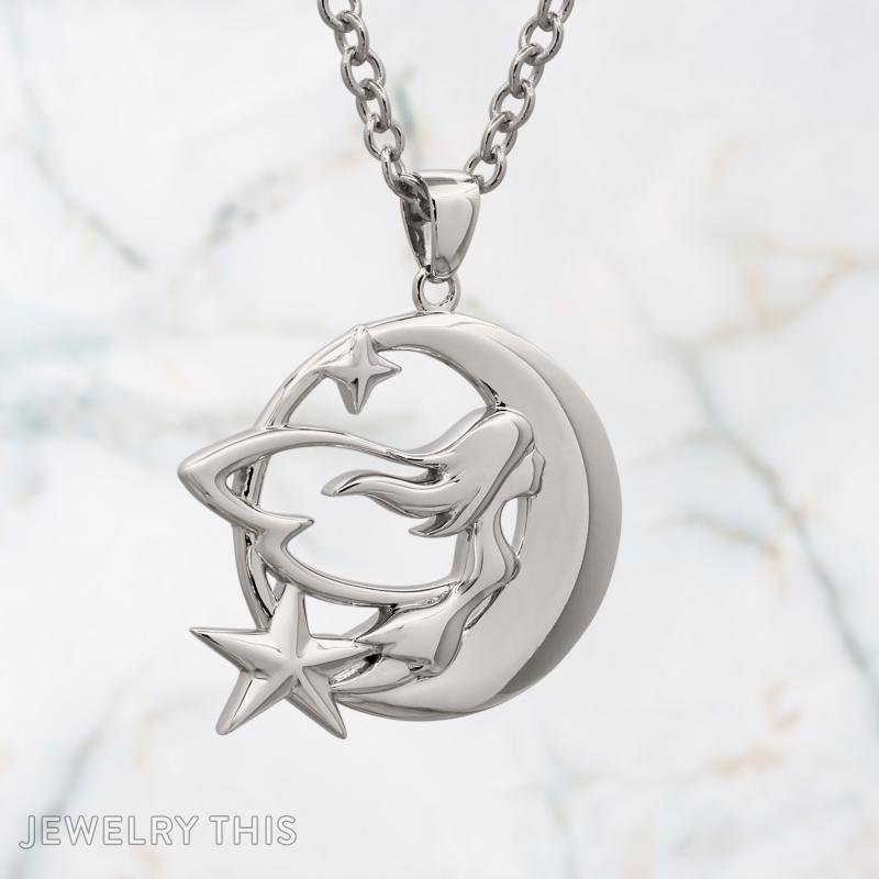 A Finished Silver Sister Pendant