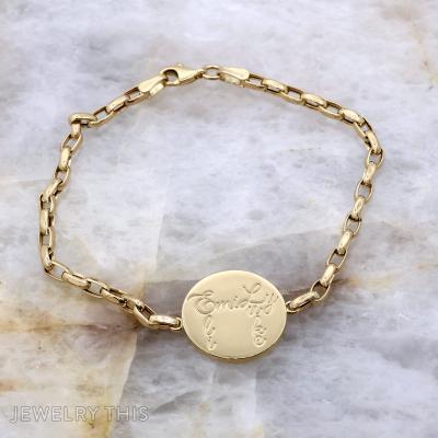 engraved names family grandchildren children