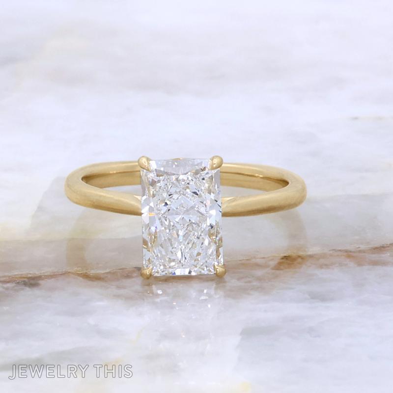 lotus solitaire radiant