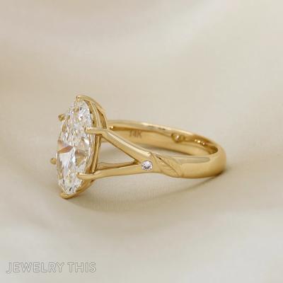 moval oval split shank