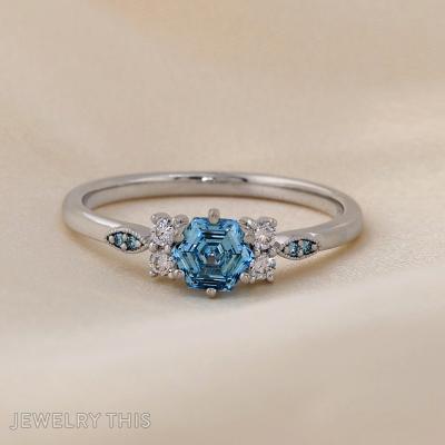 hexagon hexagonal bluediamond