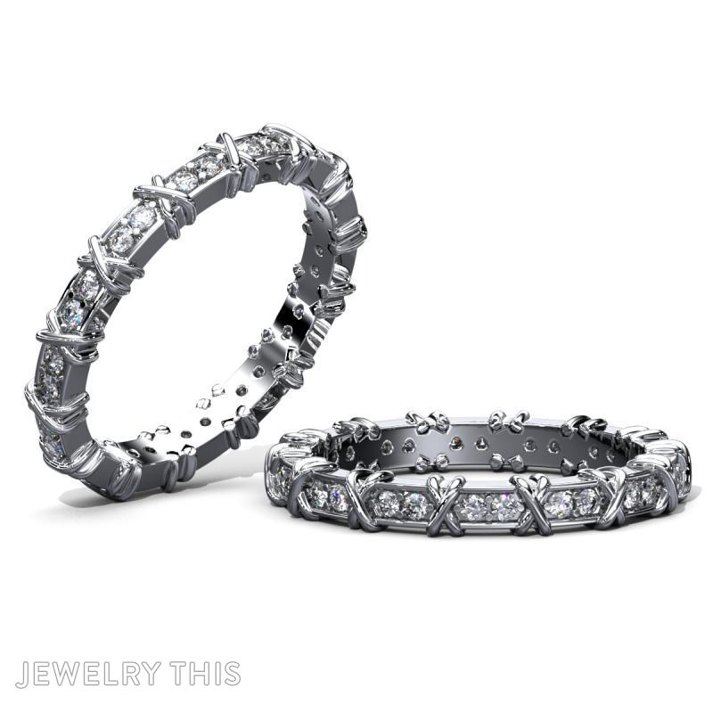 Xo Diamond Wedding Ring » Custom Jewelry by Jewelrythis